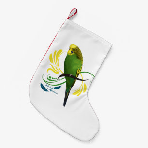 Meia De Natal Pequena Inglês Budgie