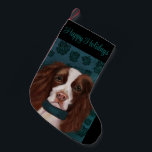 Meia De Natal Pequena Inglês Springer Spaniel<br><div class="desc">Produtos Espanhóis de Springer em Inglês</div>
