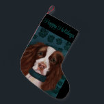 Meia De Natal Pequena Inglês Springer Spaniel<br><div class="desc">Produtos Espanhóis de Springer em Inglês</div>