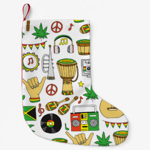 Meia De Natal Pequena Instrumentos Musicais: Reggae Sem Olhos