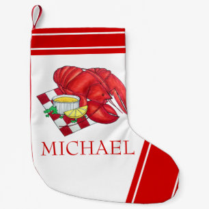 Meia De Natal Pequena Janto Costeiro Maine Lagosta Shack Seafood