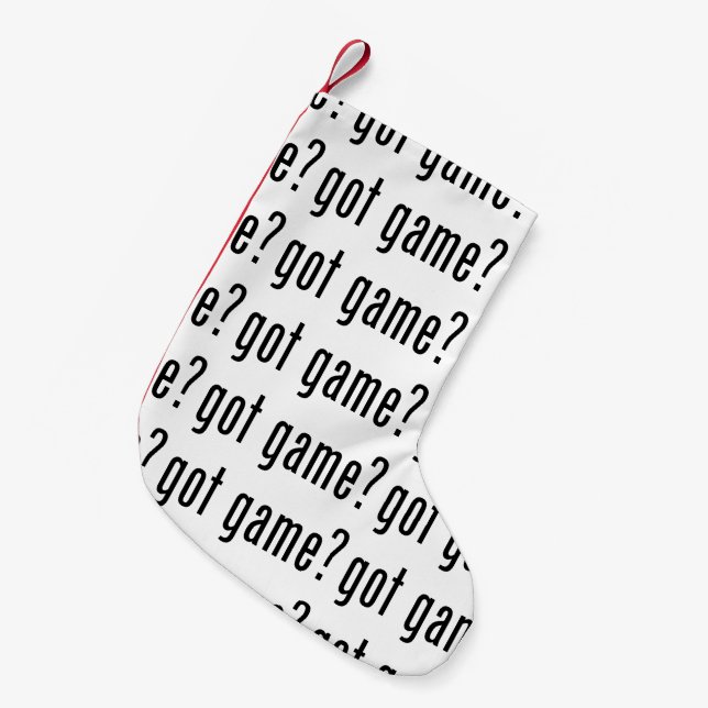Meia De Natal Pequena jogo obtido? (Frente (Pendurada))