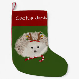 Meia De Natal Pequena Jolly Hedgehog Christmas Stocks
