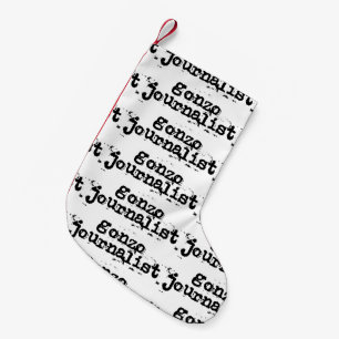 Meia De Natal Pequena Jornalista Gonzo