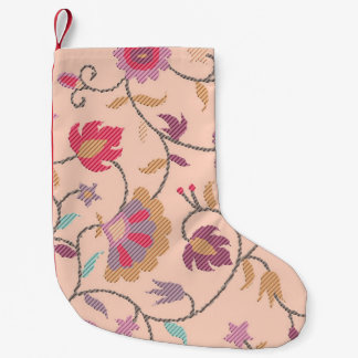 Meia De Natal Pequena kani design impressão floral abstrato art arti