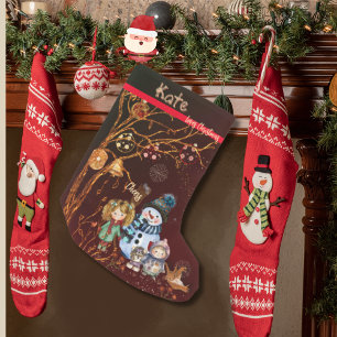 Meia De Natal Pequena Kate ama o Natal