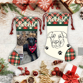 Meia De Natal Pequena Labrador Dog Personalizado Natal