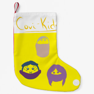 Meia De Natal Pequena Lavishly Em Bonecas Cute Covi-Kids Facemask Whispe