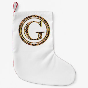 Meia De Natal Pequena leopardo G