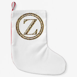 Meia De Natal Pequena Leopardo Z