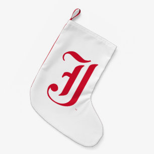 Meia De Natal Pequena Letra JSU Clássica da Universidade Estadual de Jac