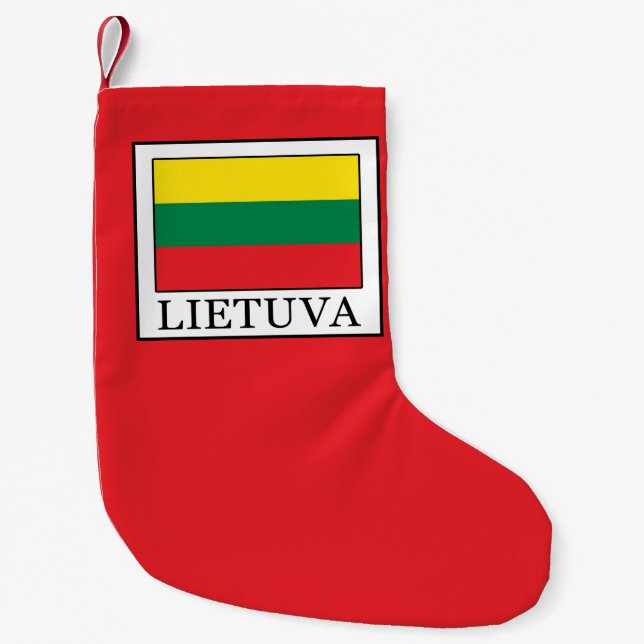 Meia De Natal Pequena Lietuva (Frente)