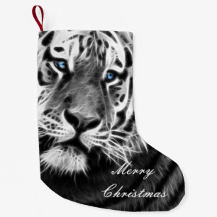 Meia De Natal Pequena Listras do tigre