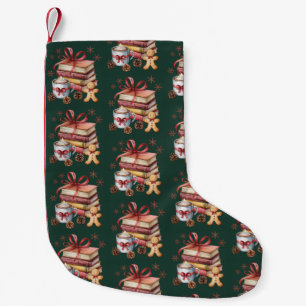 Meia De Natal Pequena Livros de Natal Livros de Biscoito de Gengibre Cac