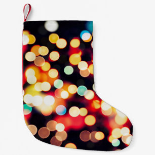 Meia De Natal Pequena Luz abstrato: plano de fundo de textura simples