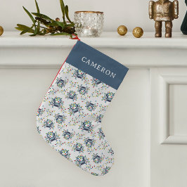 Meia De Natal Pequena Luzes de Natal de Caranguejo Costeiro Personalizad