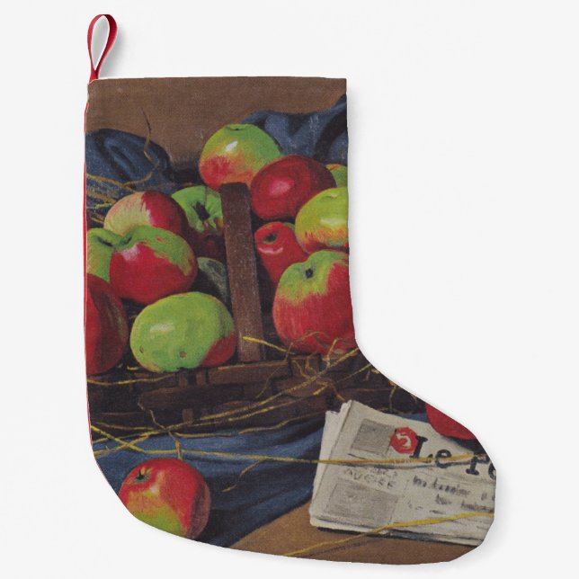 Meia De Natal Pequena Maçãs (por Félix Vallotton) (Frente)