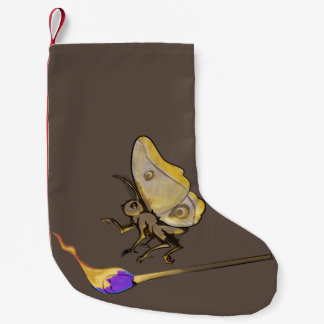 Meia De Natal Pequena Mama para uma Chama