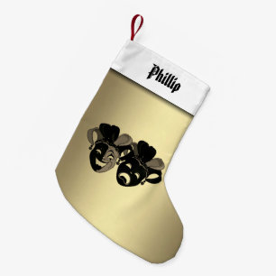 Meia De Natal Pequena Máscaras Personalizadas de Teatro de Tragédia