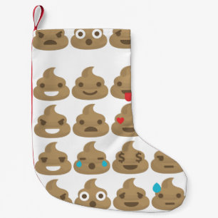Meia De Natal Pequena meia do Natal do xmas dos emojis do tombadilho