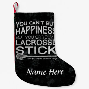 Meia De Natal Pequena Meia engraçada do Natal do design do Lacrosse