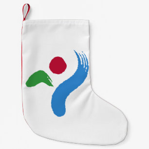Meia De Natal Pequena Meias de Natal com a Bandeira de Seul