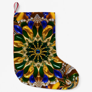 Meia De Natal Pequena Meias de Natal com as Cores do Brasil
