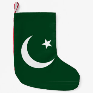 Meia De Natal Pequena Meias de Natal com Bandeira do Paquistão