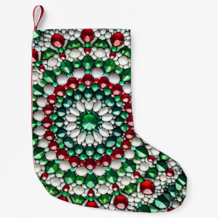 Meia De Natal Pequena Meias de Natal com cores italianas