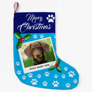 Meia De Natal Pequena Meias de Natal personalizadas para cães