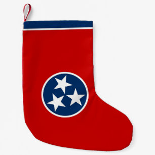 Meia De Natal Pequena Meias do Natal com a bandeira de Tennessee