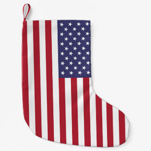 Meia De Natal Pequena Meias do Natal com a bandeira dos EUA