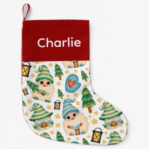 Meia De Natal Pequena meias para cães Personalizadas Meias para cães - C