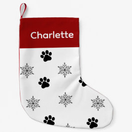 Meia De Natal Pequena Meias personalizadas para cães - Coloque seu cacho