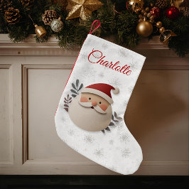 Meia De Natal Pequena Merry Christmas Santa – Personalized Holiday