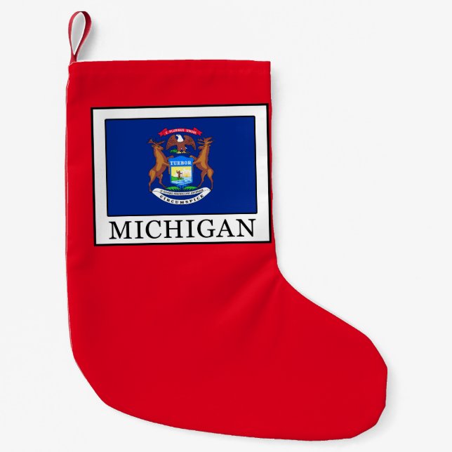 Meia De Natal Pequena Michigan (Frente)
