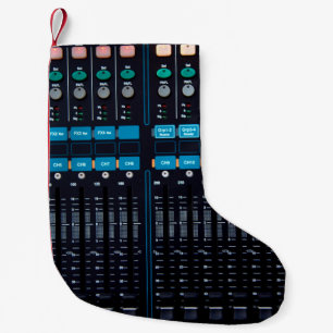 Meia De Natal Pequena Misturador de som Studio, tecnologia para melhor N