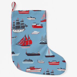 Meia De Natal Pequena modelo de vintagem de navio viagem