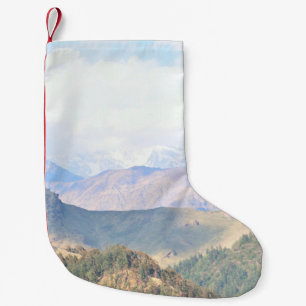 Meia De Natal Pequena Montanhas Himalaya, SkyAgriculture,asia,awe,belez