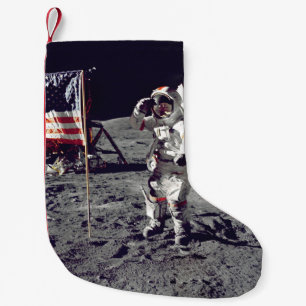 Meia De Natal Pequena Moonwalk Apollo 17