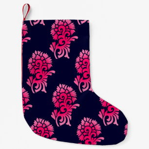 Meia De Natal Pequena motif motif background abst de flores de múghal in