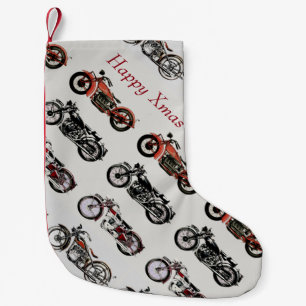 MEIA DE NATAL PEQUENA MOTOCICLETAS DO VINTAGE