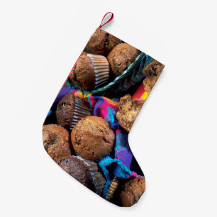 Meia De Natal Pequena Muffin