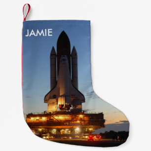 Meia De Natal Pequena NASA do lançamento da descoberta do vaivém