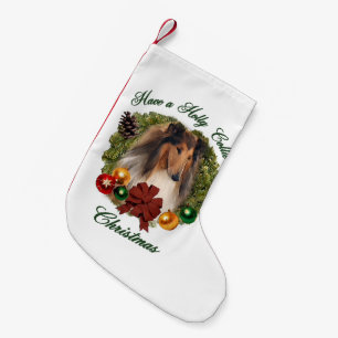 Meia De Natal Pequena Natal áspero do Collie