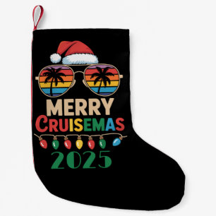 Meia De Natal Pequena Natal Crucero Alegre 2025 Personalizado Crucero de