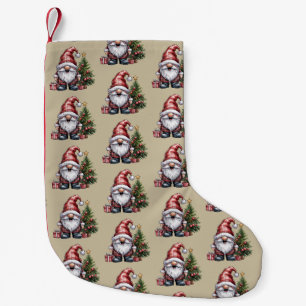 Meia De Natal Pequena Natal de Gnome Temporada de Inverno Amante de Gnom