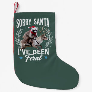 Meia De Natal Pequena Natal Divertido Desculpe Papai Noel Eu Fui Um Guax