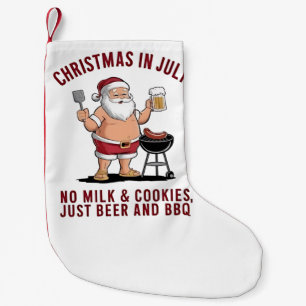Meia De Natal Pequena Natal em julho: Sem Leite, Sem Cookies, Apenas Cer