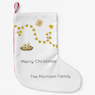 Meia De Natal Pequena Natal, Família, Presente